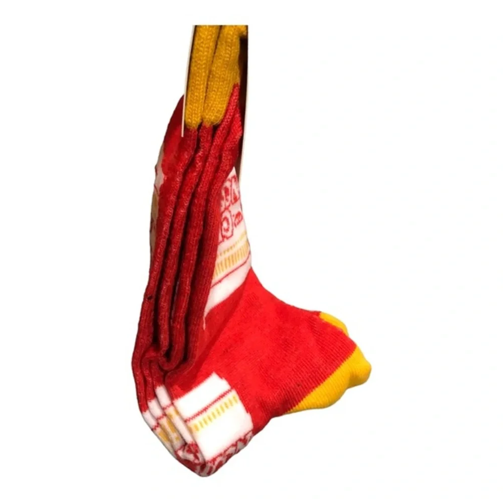 Buy 1 get 1 free! kool-aid White & red crazy‎ fun gag gift crew socks. new